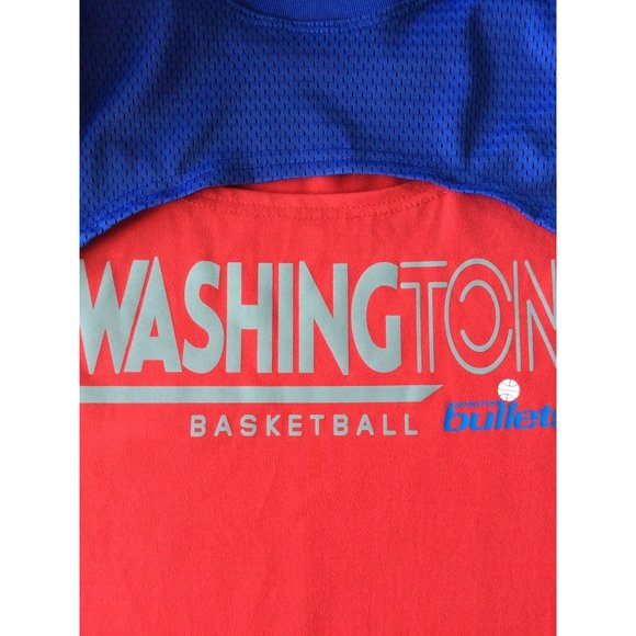 NWT Washington Bullets, Womens Shirt, Size XL, Cute Design! 4 Her By Carl Banks - Picture 7 of 7